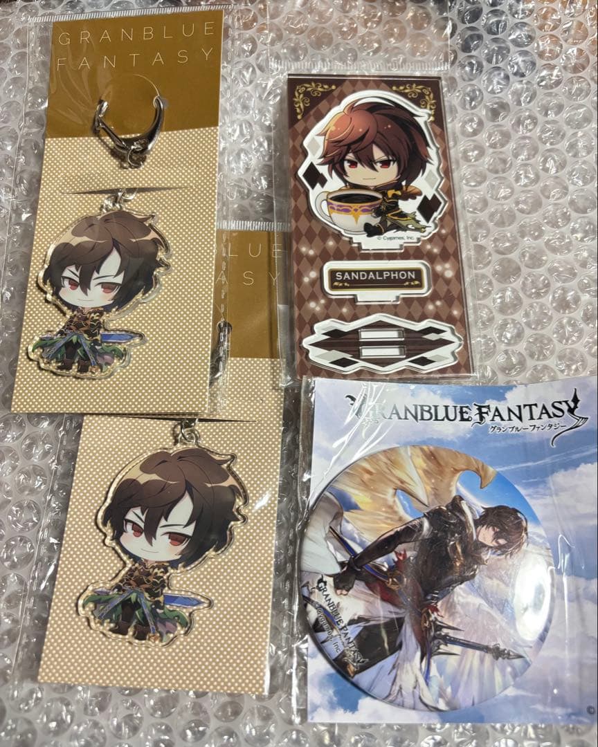 グラブル サンダルフォングッズセット アクキー アクスタ - メルカリ