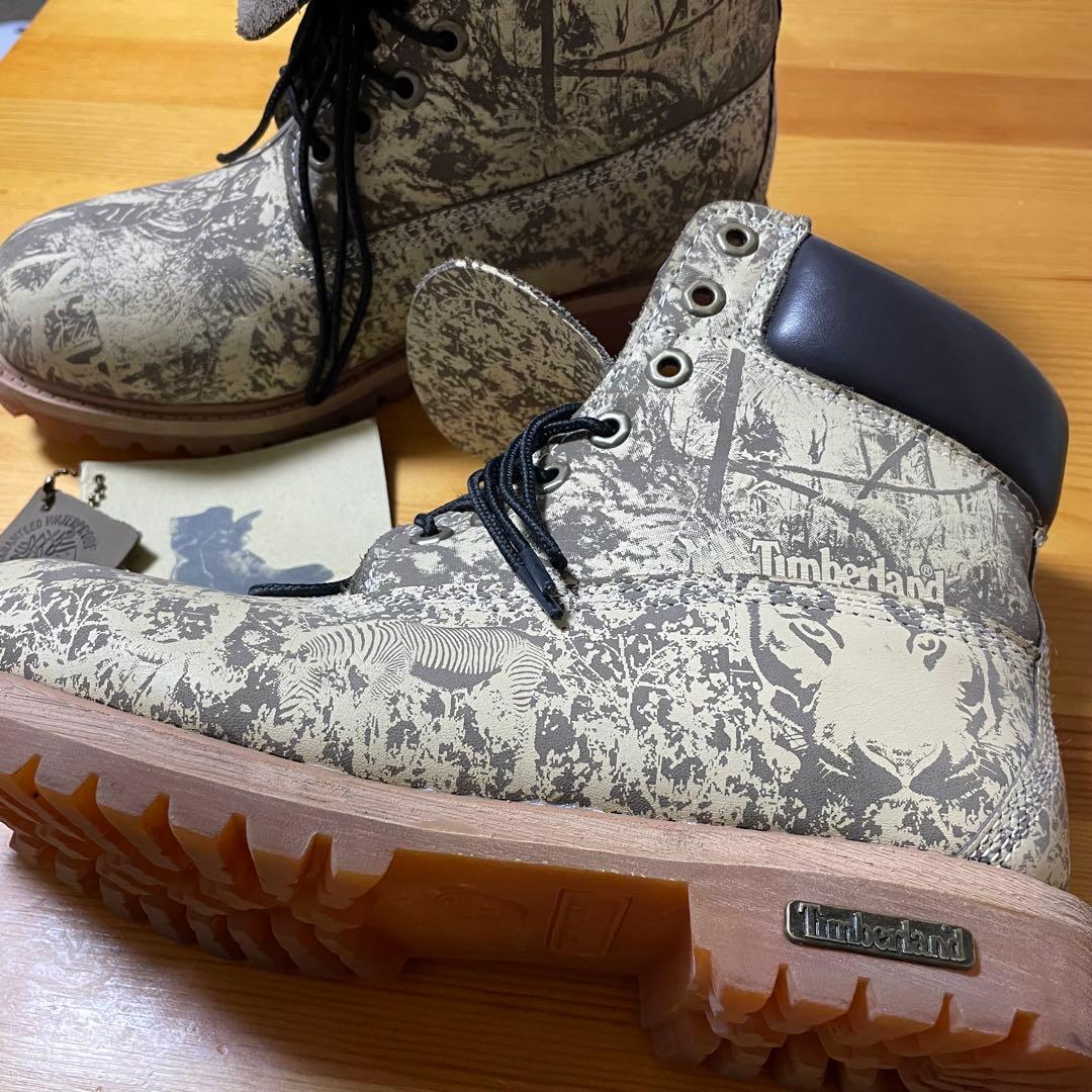Timberland 迷彩柄 チャッカ ブーツ 防水 着用数回 ティンバーランド