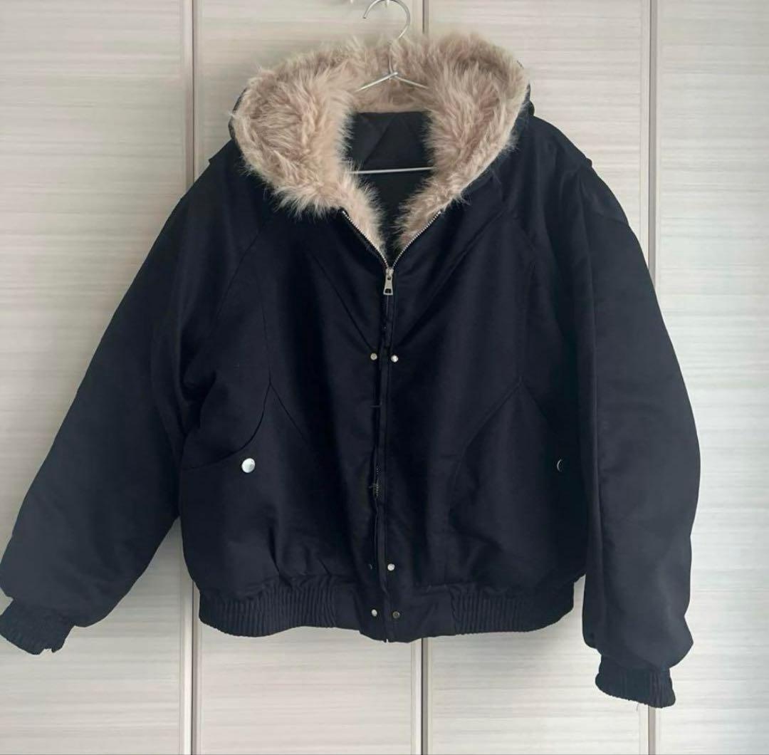 短丈ファー fur foodie opium y2k elev - メルカリ