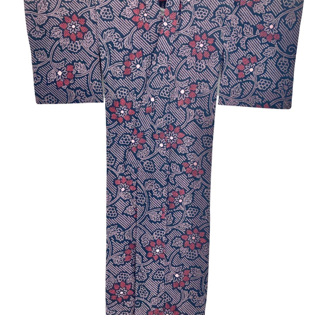 ☆みっこ 様専用☆™️91/33 身丈160 濃グレー ピンク 有松絞り 絞り