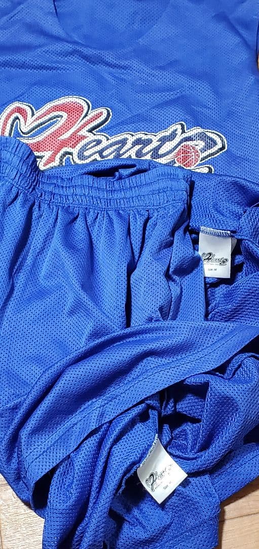 Heart バスケットボールユニフォーム 青 - メルカリ