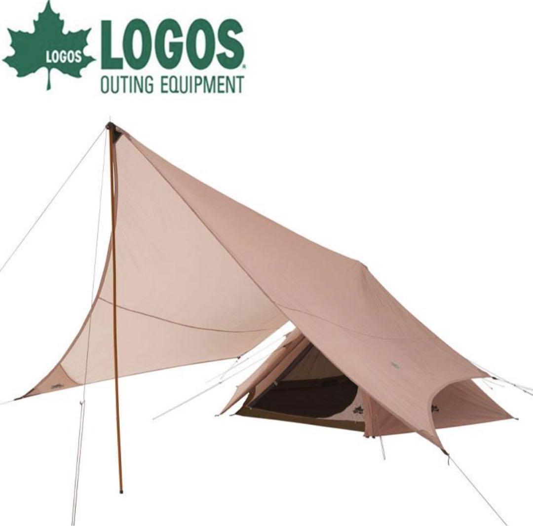 LOGOS ロゴス Tradcanvas Tepee＆タープ350-BJ 設営＆撤収】Trad Tepeeタープ350-BJ - YouTube