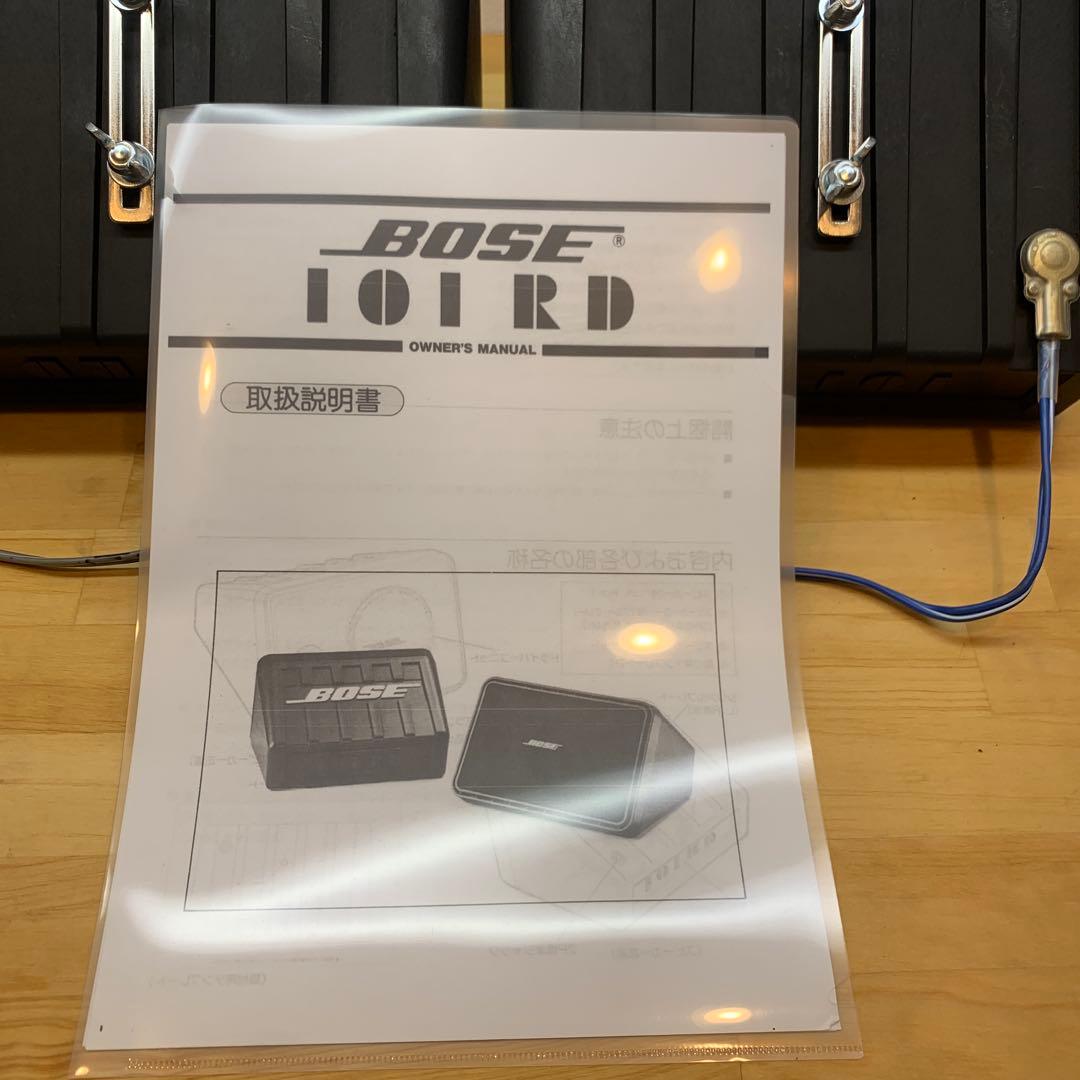 BOSE 101RD 希少 同番 ペアスピーカー 動作品 ケーブル 金具付き