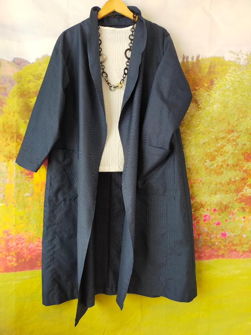 ロングカーディガンコート＊着物リメイク 風薫る季節に。羽織をリフォームして作る「ロングカーディガン」の魅力