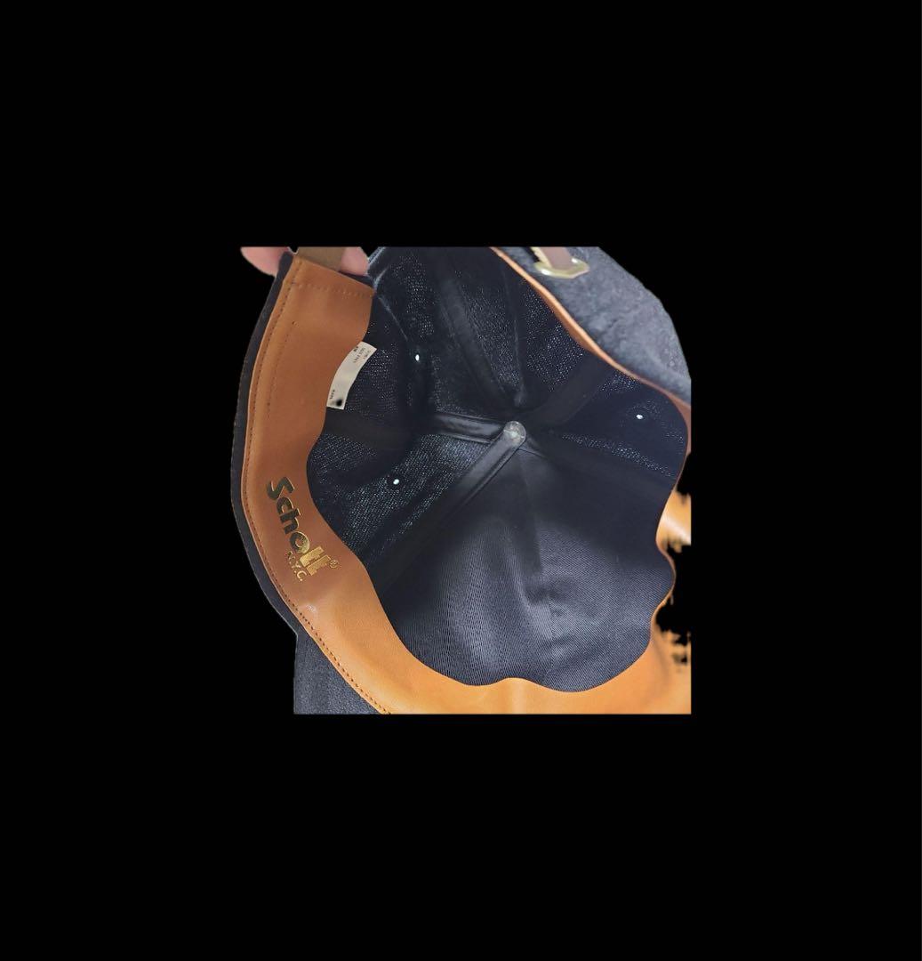 Schott ウールキャップ ブラッ ク 定価14300