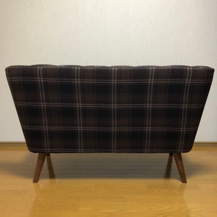 unico MARKS ソファ 2シーター チェック - メルカリ