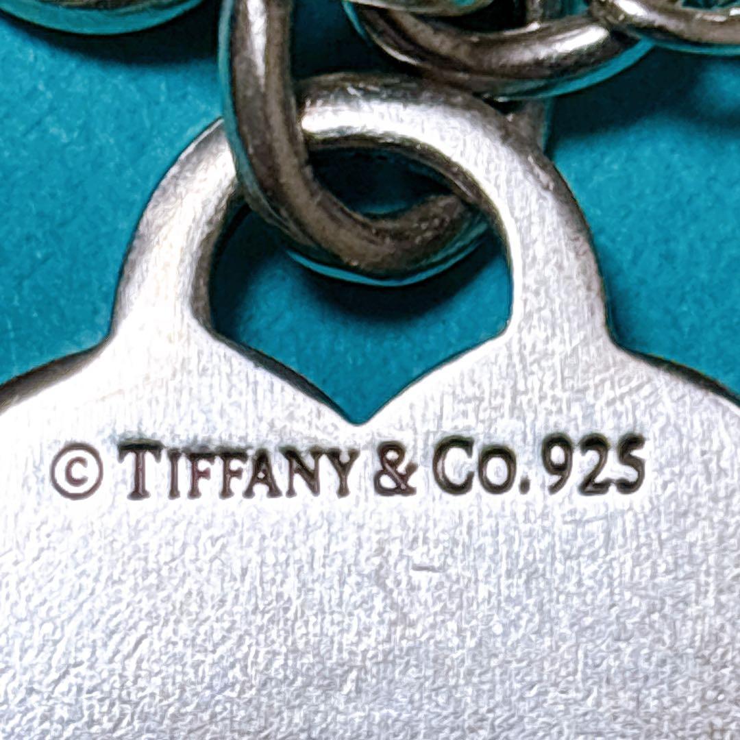 【美品】20.1cm ティファニー トグル ハートタグ ブレスレット SV925