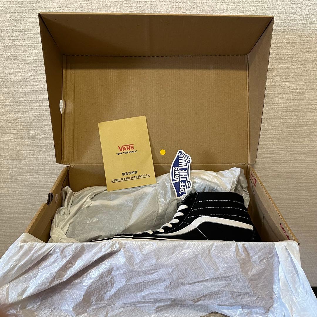 Vans Sk8-Hi 38 Dx 28.5cm ブラックホワイト　アナハイム