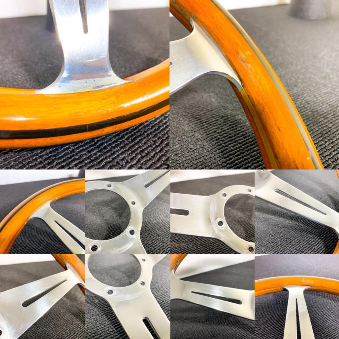 ナルディ クラシック ウッドステアリング おまけホーンボタン・ネジ6本