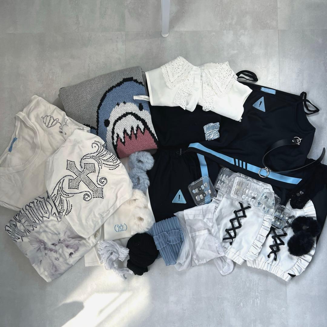 2枚目あり 天使界隈 水色サブカル系 まとめ売り 天使界隈サブカル系ジャージセット | Maiden's Rêve