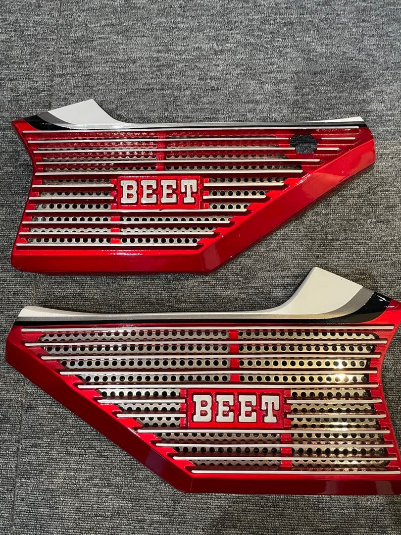 【値下】CBX400F アルフィン　ステンレスパンチングメッシュ付きBEET CBX400F BEET アルフィンカバー オリジナルパンチングインナーカバー