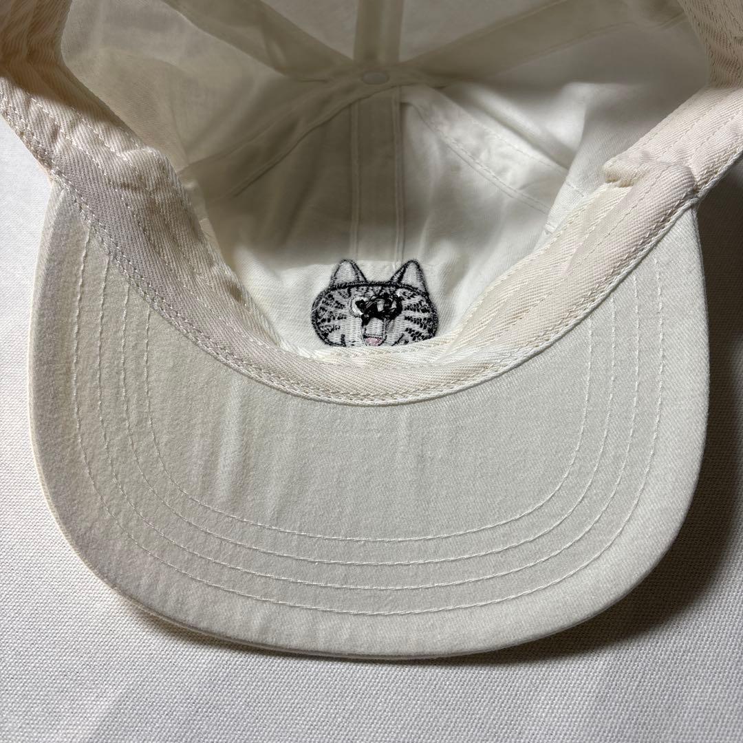 90s デッドストック クレイジーシャツ クリバンキャット キャップ 猫