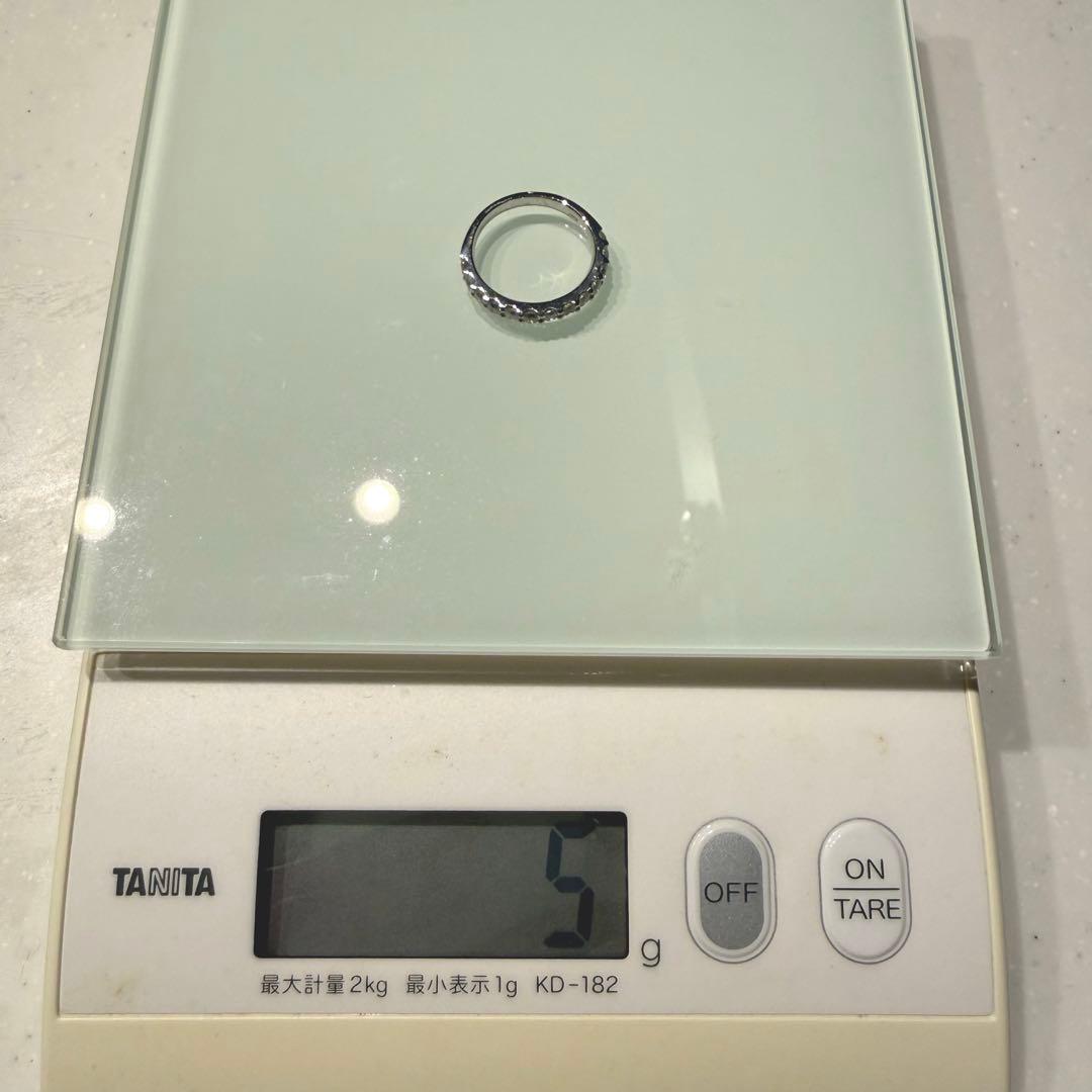 pt900【1.0ct】ダイヤモンド ハーフエタニティリング 12号