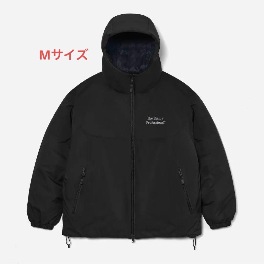 ENNOY エンノイPADDED NYLON HOODIE ブラック Mサイズ MサイズENNOY Stylistshibutsu Padded Nylon Hoodie 