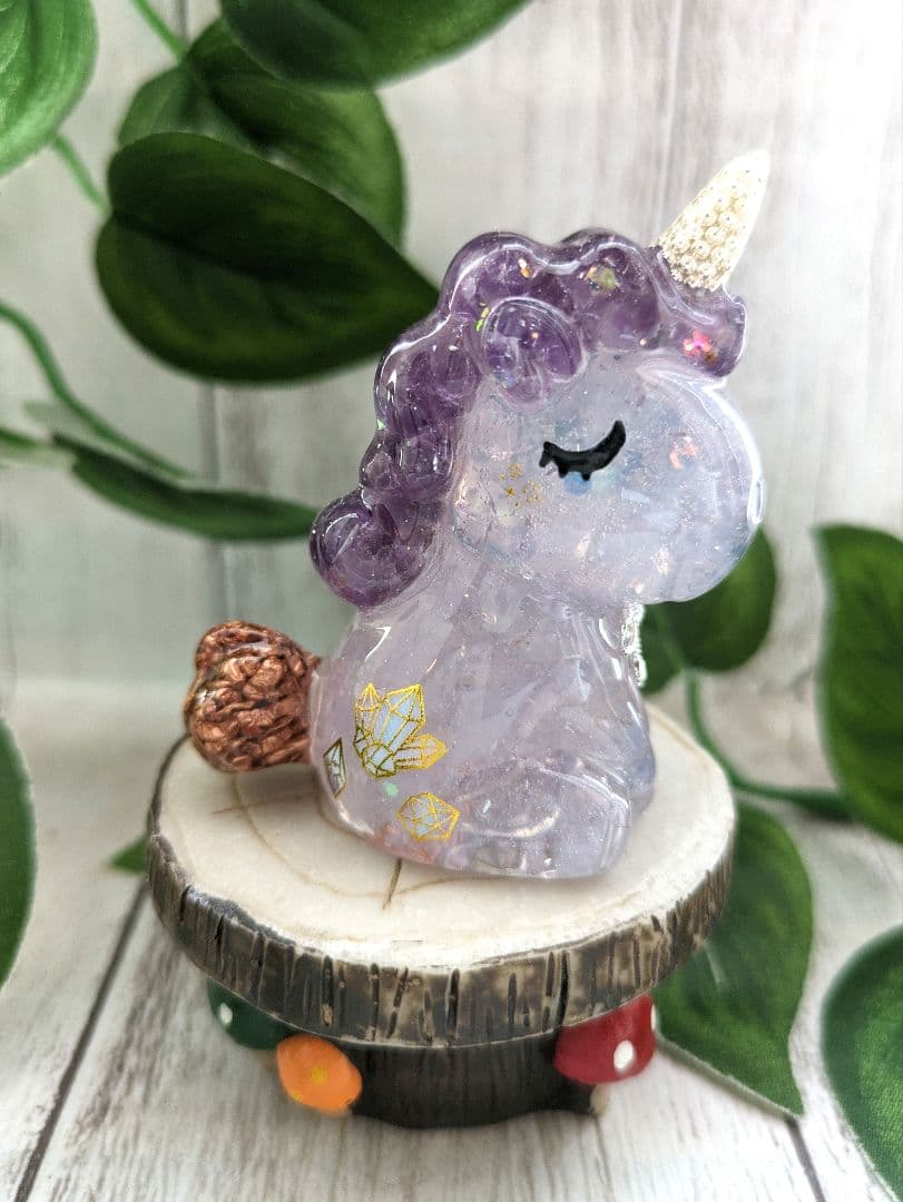 【なおりん】シトリンの天使ちゃん形オルゴナイト☆他４点