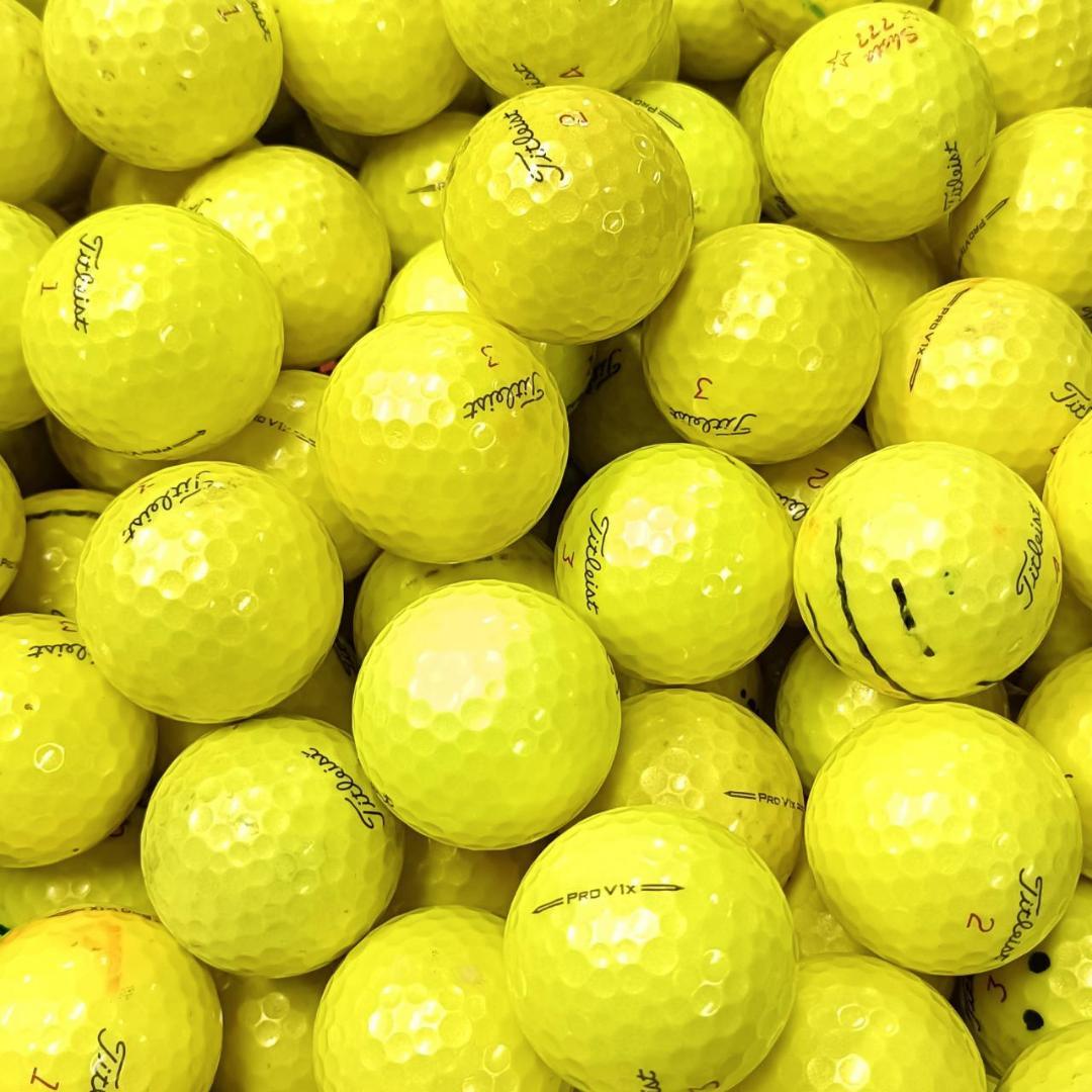 213・ロストボール タイトリスト PRO V1x 年代混合 イエロー20球B