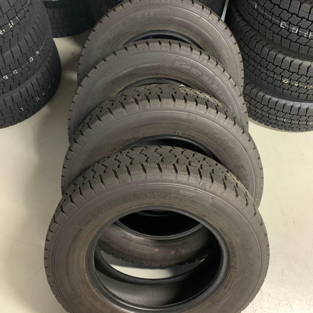 ICE NAVI 7 スタッドレスタイヤ 185/70R14 4本セット グッドイヤー（GOODYEAR） 4本セット スタッドレスタイヤ 185/70R14