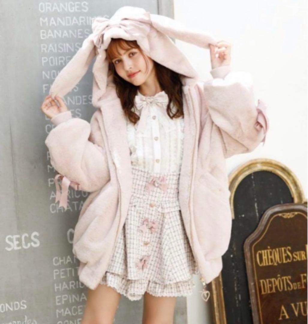 LIZLISA うさみみファーブルゾン - メルカリ