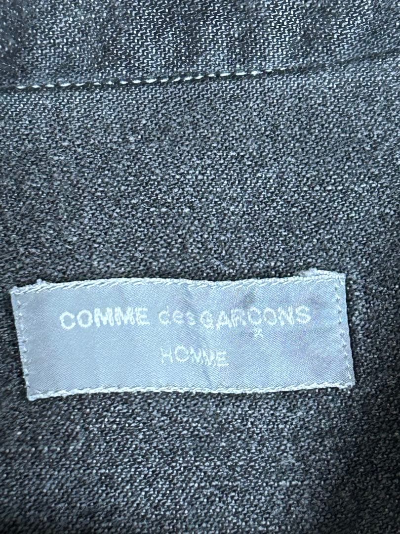 鬼*郎様 コムデギャルソンオム グレータグ デニムワークシャツ