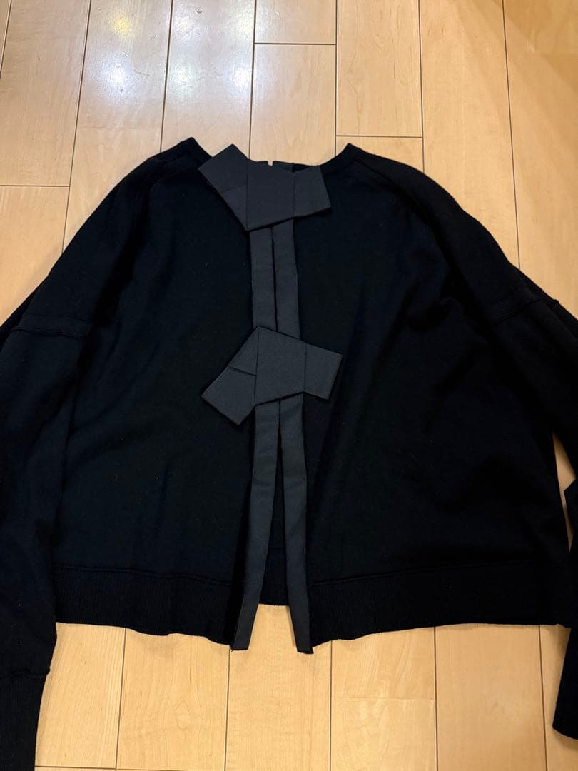 Curensology ファインウールバックリボンプルオーバー カレンソロジー