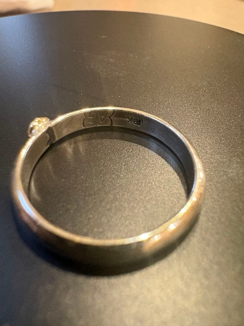 ナバホ族 18k ドロップリング アーノルドグッドラック作 - メルカリ