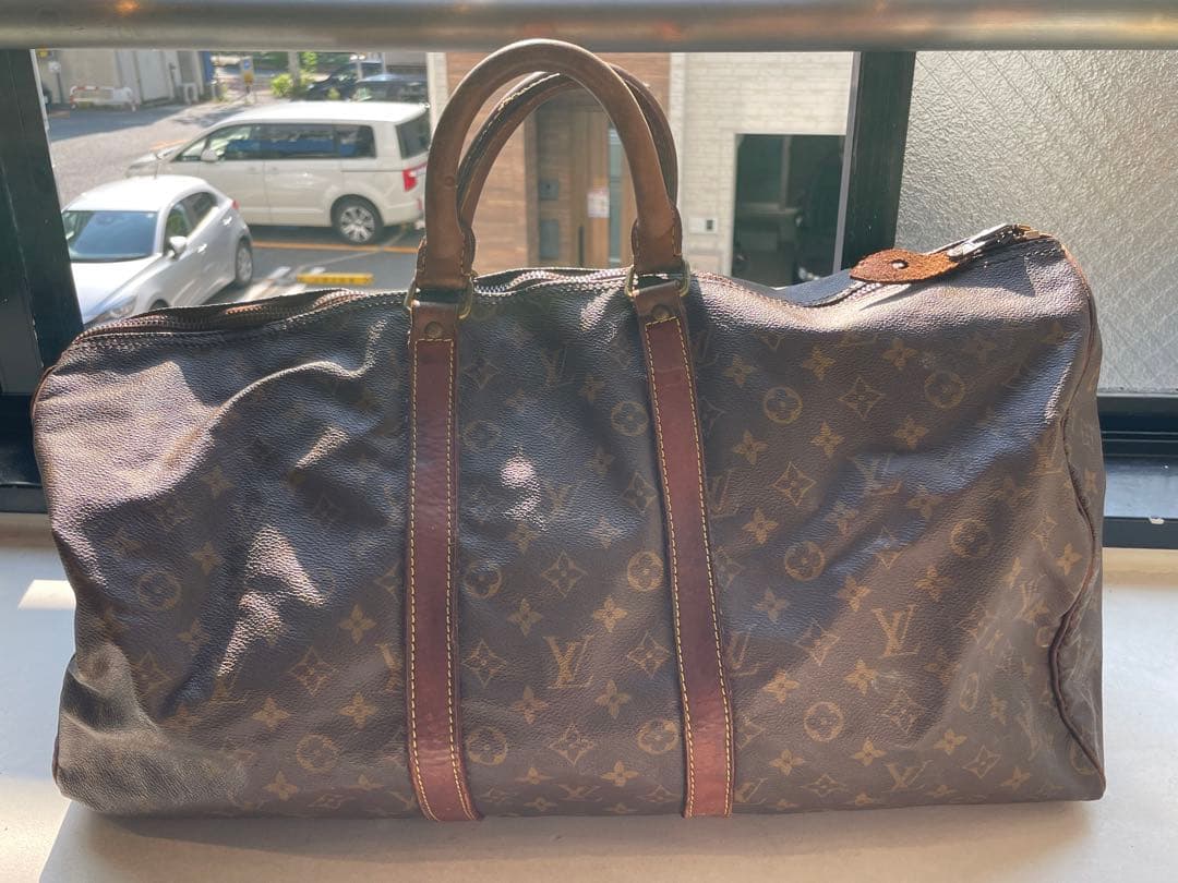 【正規品】ルイヴィトン キーポル50 モノグラム　ボストンバッグ Louis Vuitton Keepall LED Monogram 50 キーポル50 モノグラム (Louis