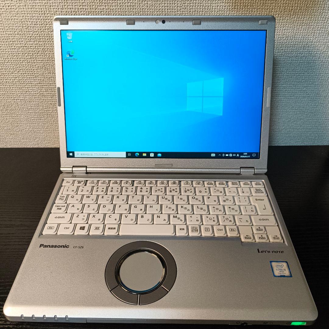 すぐ使える！レッツノートSZ6 バッテリー良好、超軽量 Let's note SZ パナソニック Panasonic Note CF-SZ5 CF-SZ6用