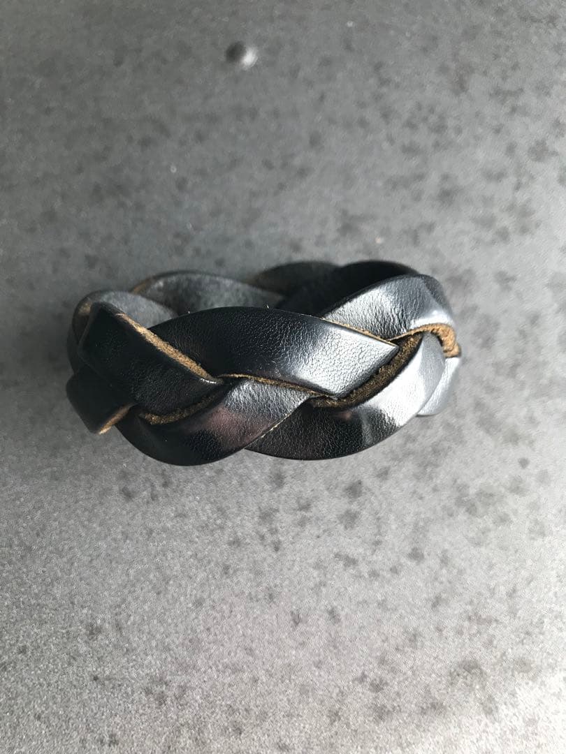 フ*コ様 マルジェラ 初期 本人期 レザー編み込みブレスレット 楽天市場】△メール便対象△ ブレスレット メンズ レザー 編み込み