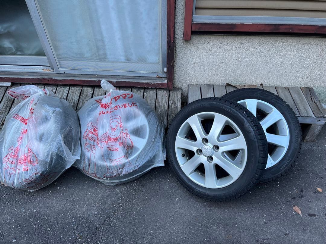 三菱アイ 、アイミーブ純正アルミホイール　ブリヂストン　スタッドレスセット 779787136.jpg?1573566996