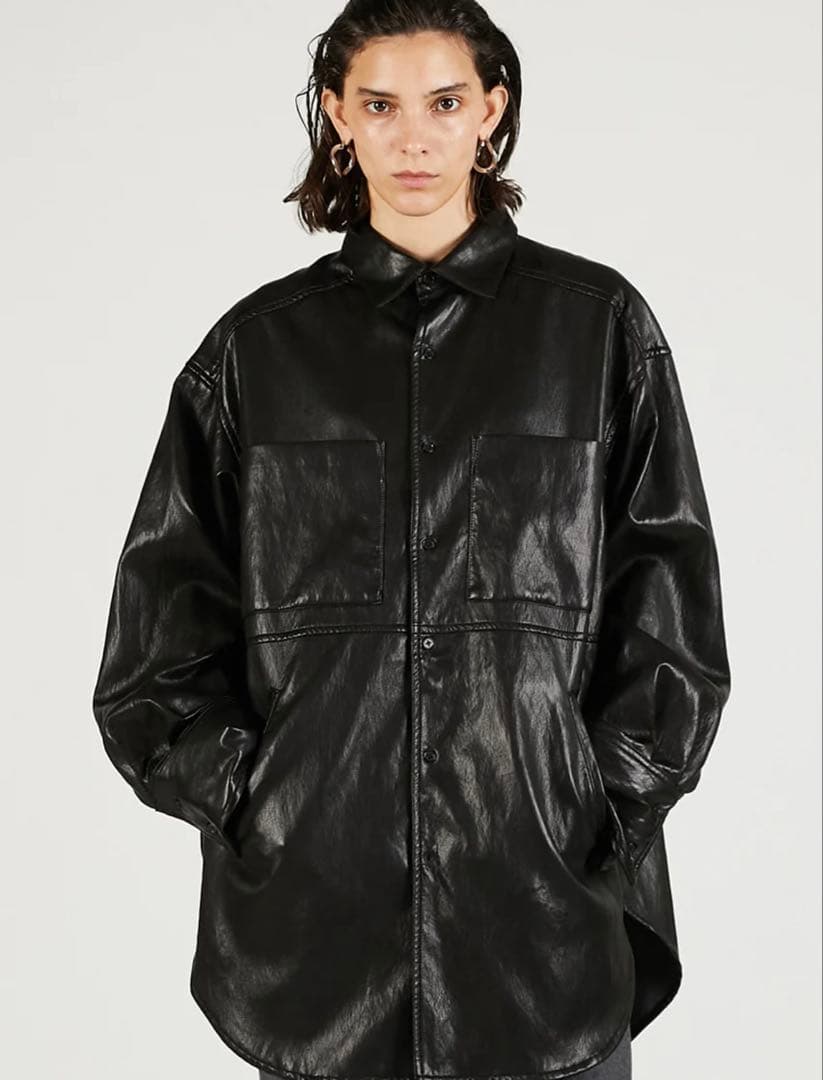 今期　prankproject プランクプロジェクト　 レザージャケットシャツ PRANK PROJECT（プランクプロジェクト） レザージャケット ライダース