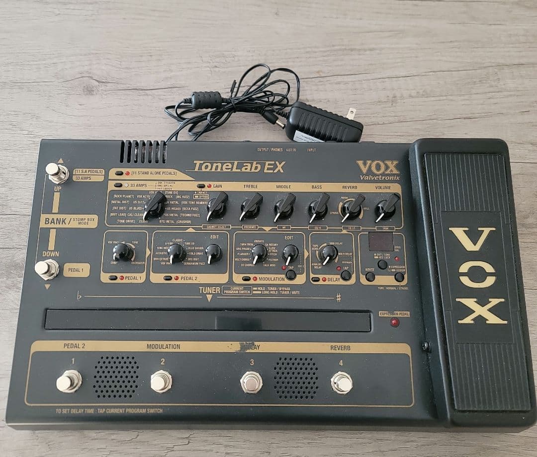 VOX ToneLab EX マルチエフェクター VOX ToneLab EX Guitar Multi Effects Pedal | Guitar Center
