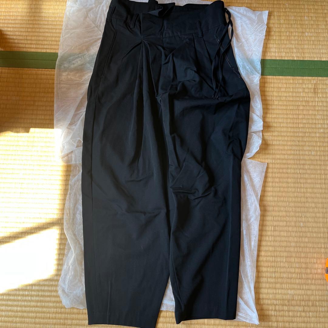 BED J.W FORD 18ss ラップパンツ　黒　S BED J.W. FORD（ベッドフォード） パンツ 「BED j.w. FORD/ベッド