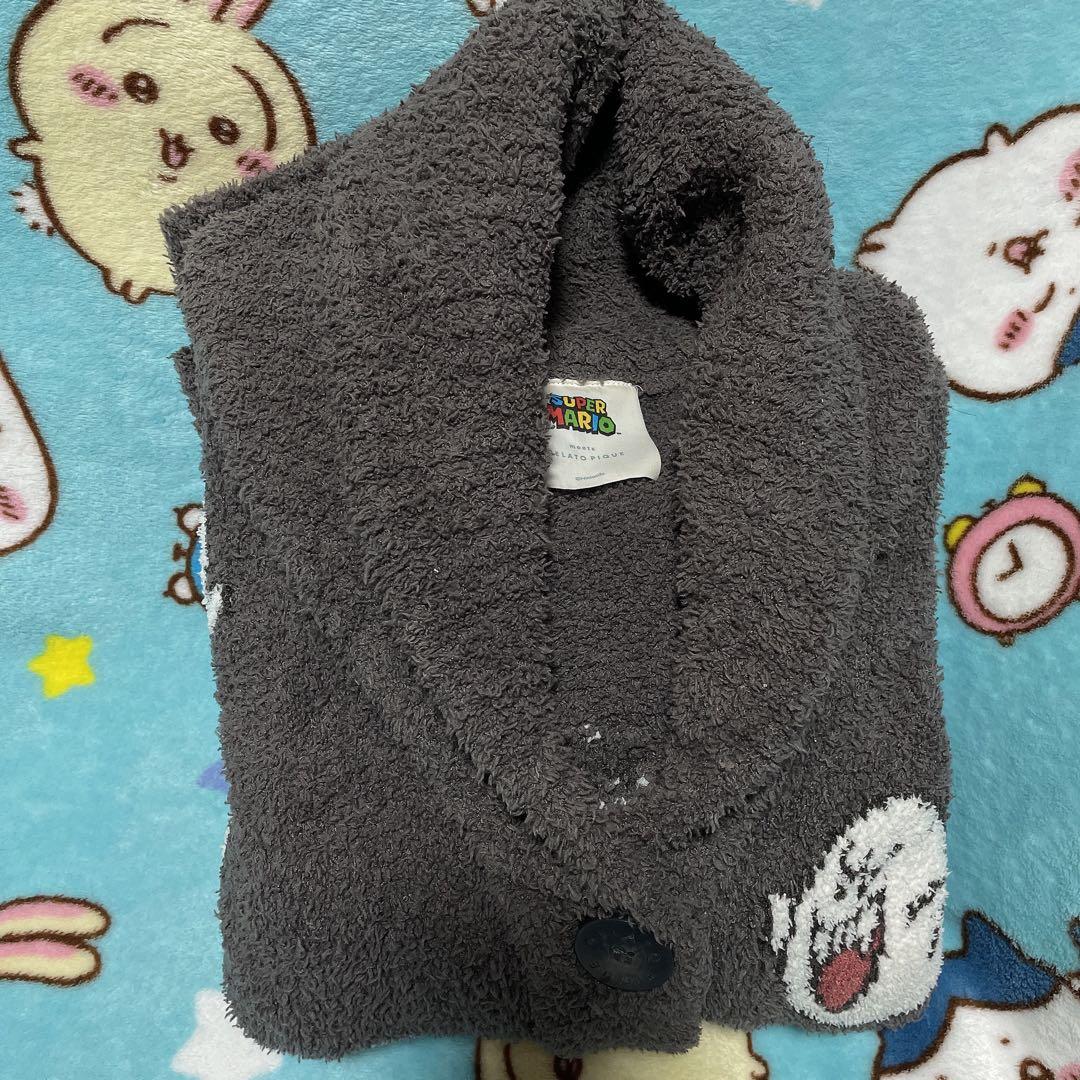 ジェラピケ スーパーマリオ テレサ ジャガード カウチン カーディガン