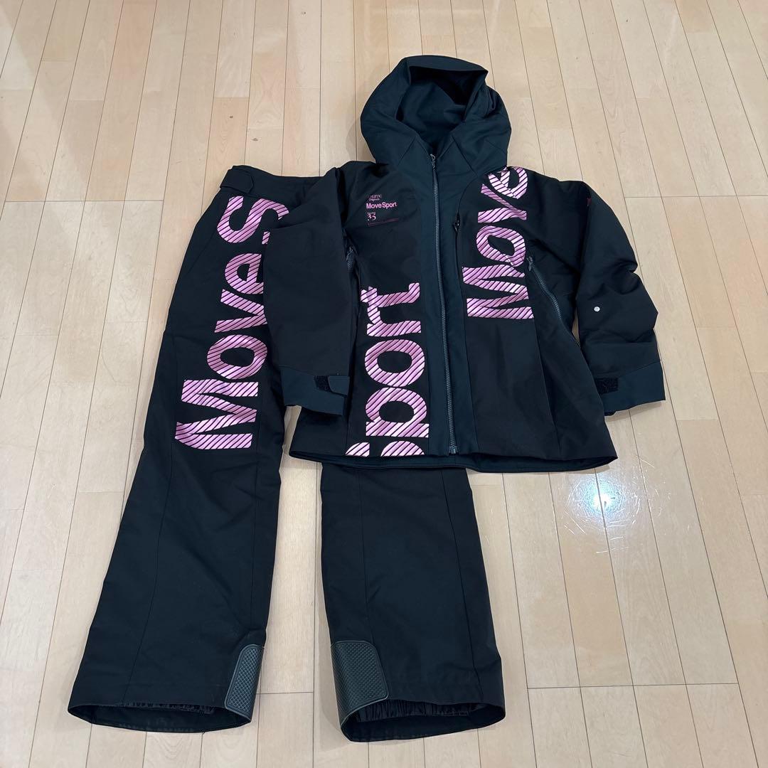 デサントMove Sport スキーウェア セット ジャケットM パンツＬ MOVESPORT DESCENTE デサント スキーウェア 上下セット INSULATED SUIT