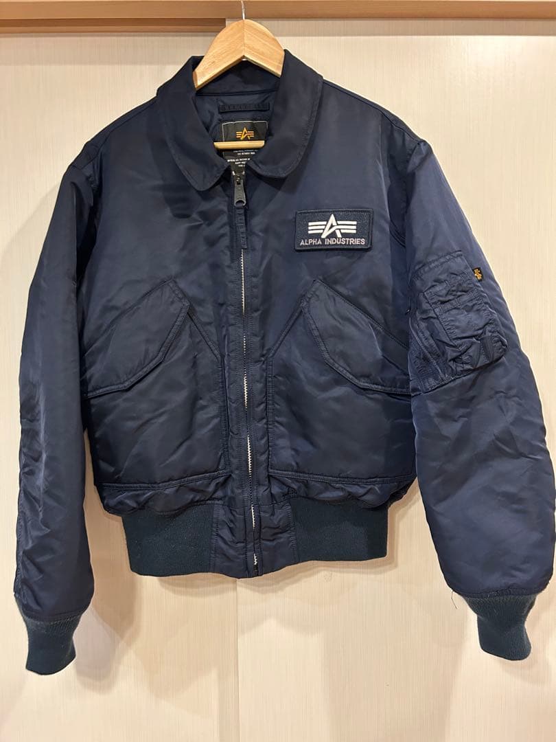 ALPHA CWU-45/P M sizeフライトジャケット ミリタリー ALPHA INDUSTRIES BLACK CWU-45/P FLIGHT JACKET フライトジャケット