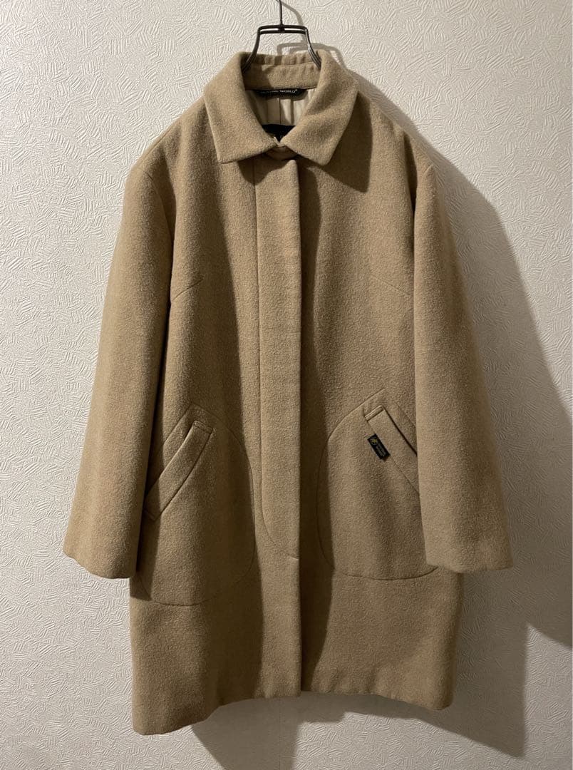 MCM ファー付きL ロングダウン80フェザー20コート ジャケット