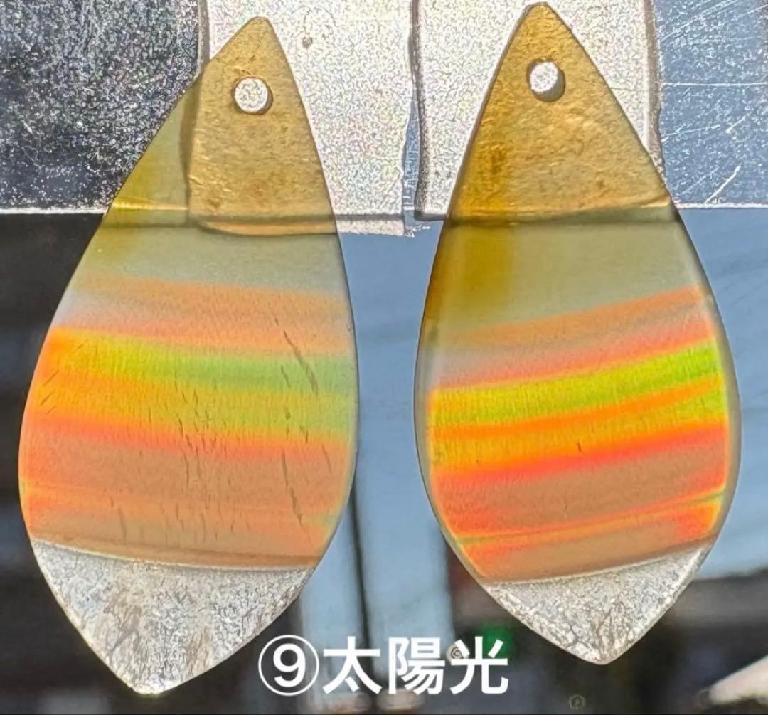 《ポメころび様》アイリスアゲートドゥルージー⑨＆スコロライト＊フープイヤリング