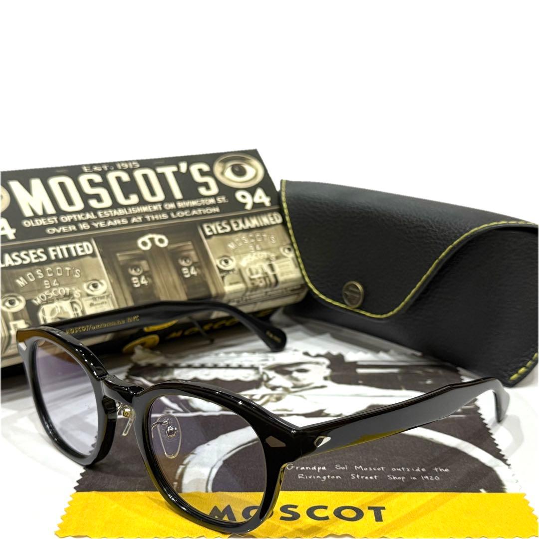 極美品】日本限定 モスコット レムトッシュ 49ブラック グレーネイビー