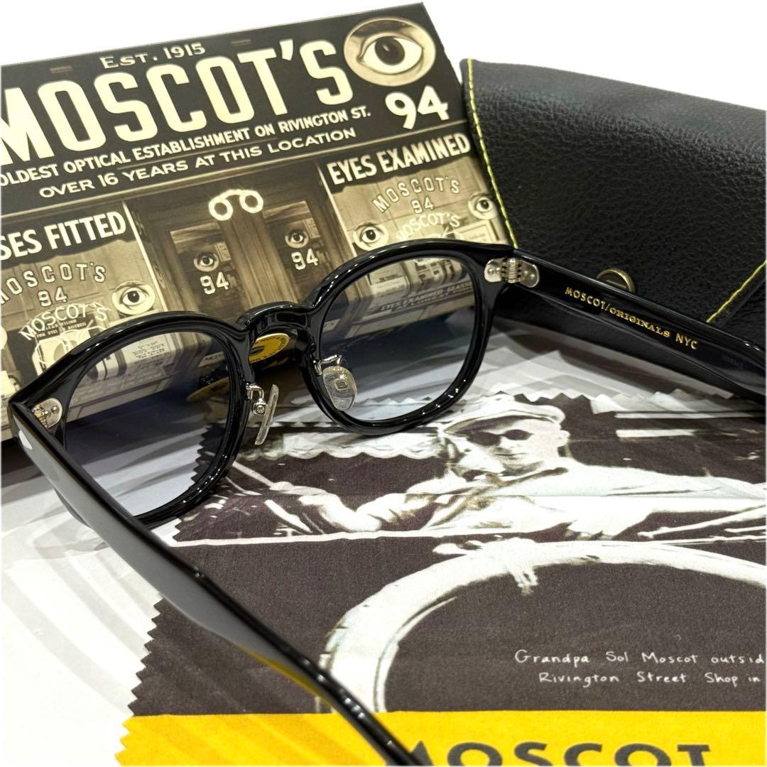 極美品】日本限定 モスコット レムトッシュ 49ブラック グレーネイビー