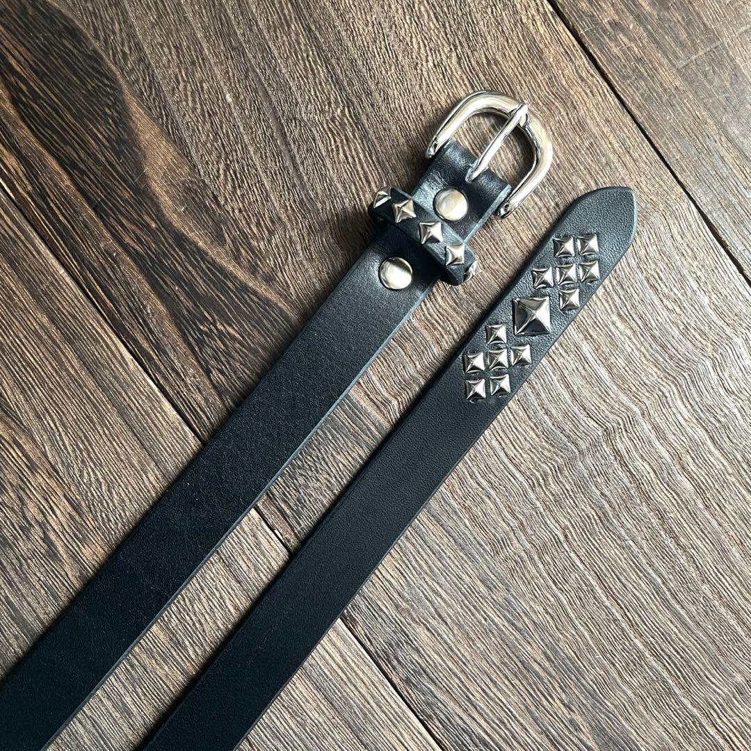 スタッズナローロングベルト　シルバー　牛ヌメ　サルカンスタッズHTC CALEE 2026年最新】htc ベルト ナローの人気アイテム - メルカリ