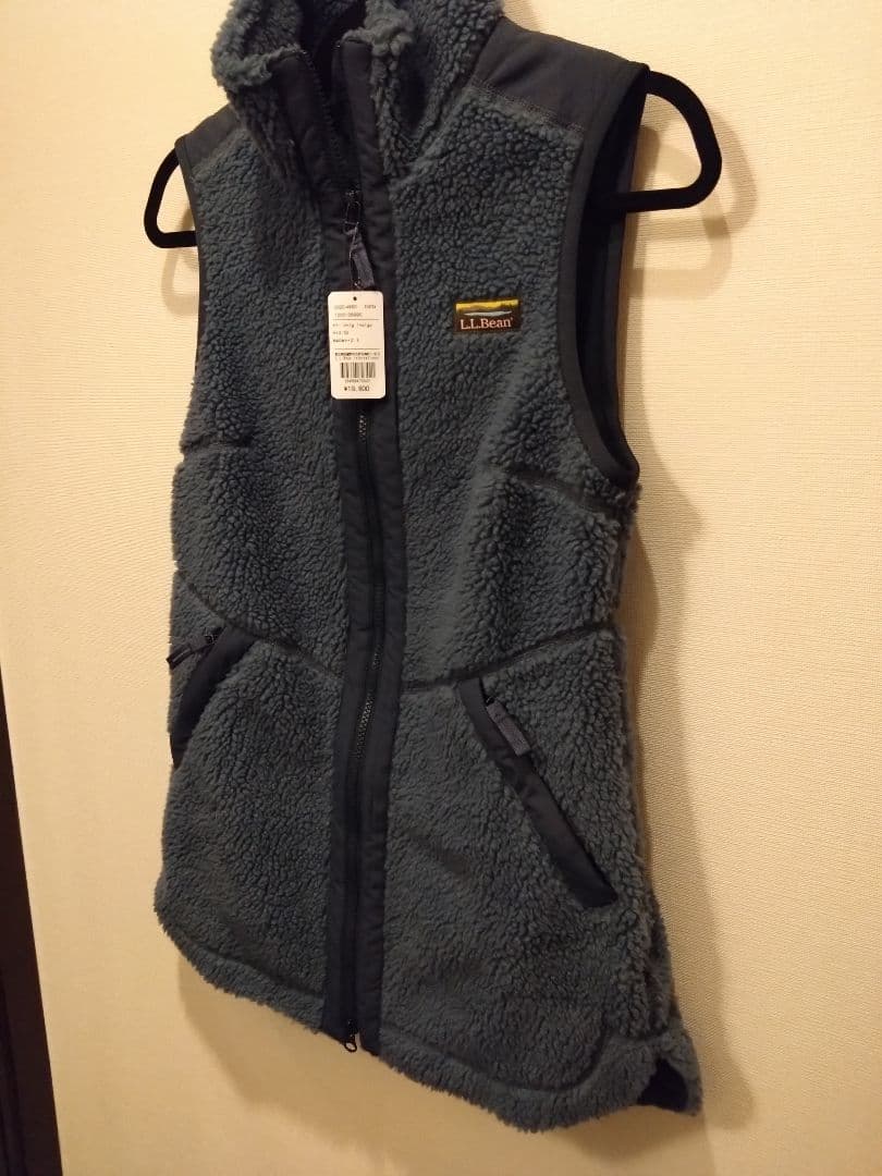 最終価格！！L.L.Bean フリースベスト インディゴブルー