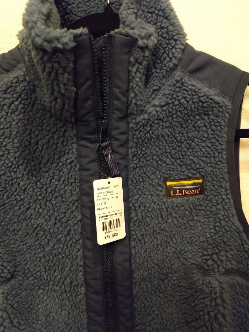 最終価格！！L.L.Bean フリースベスト インディゴブルー