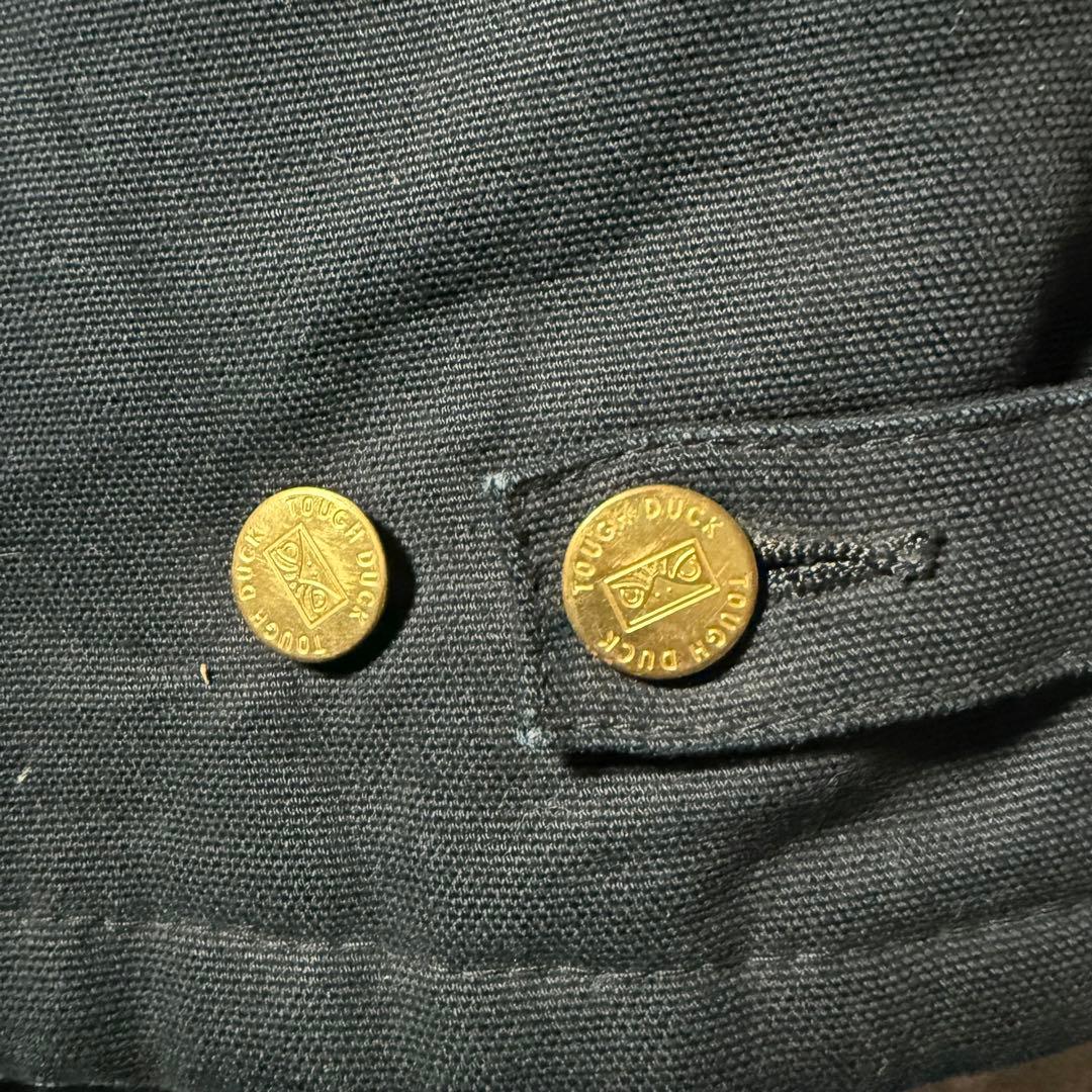 TOUGH DUCK タフダック 襟コーズ ダックジャケット XL ブラック TOUGH