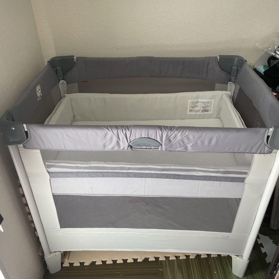 【美品】アップリカ ココネルエアー グレーベアー AB ベビーベッド 楽天市場】【送料無料】【正規品】 アップリカ ココネルエアー AB
