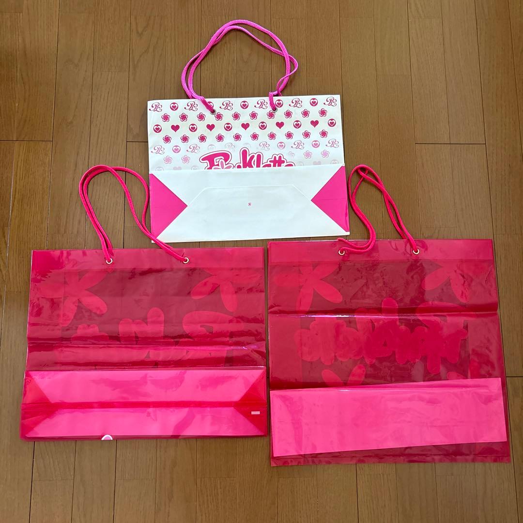 ピンクラテ PINKlatte ショップ袋 ショッパー ビニール袋 紙袋 レア