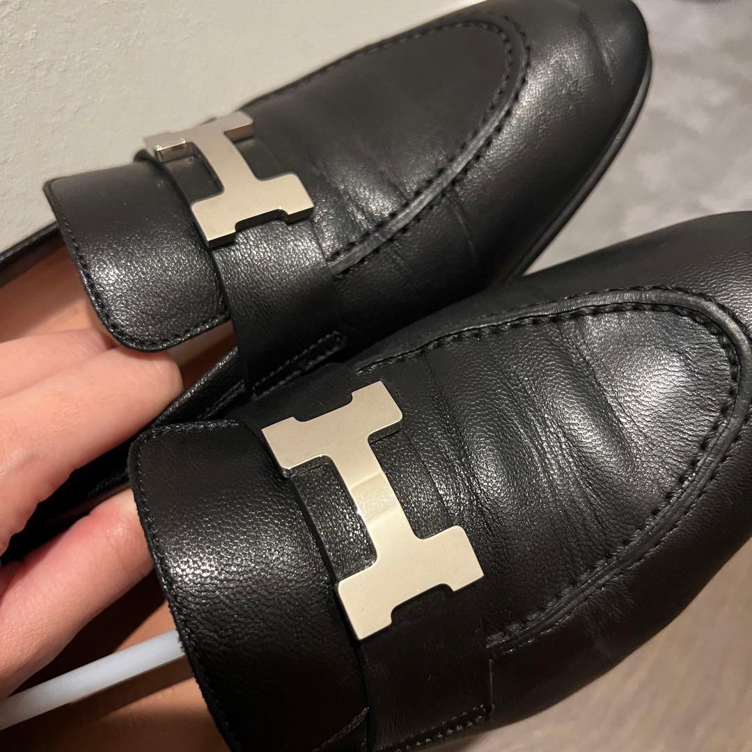 モカシン パリ 37 エルメス - メルカリ