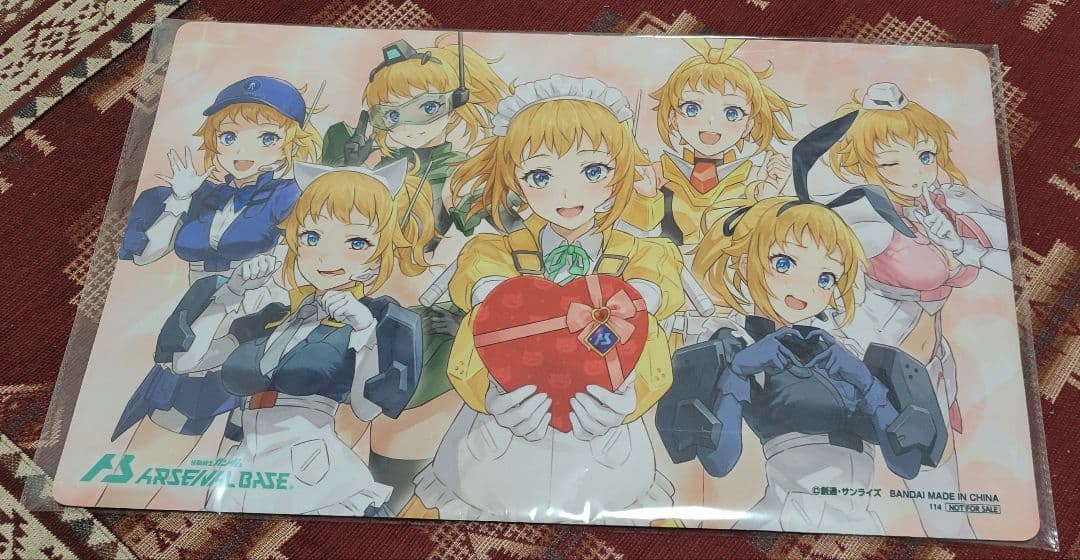 アセべ ホシノフミナ バレンタインキャンペーン ラバーマット プレマ