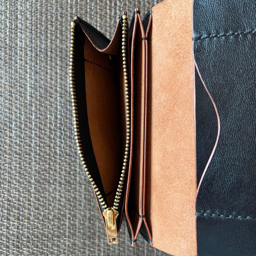 週末限定価格】MARYAM ホースフロント ミドルトラッカーウォレット 茶