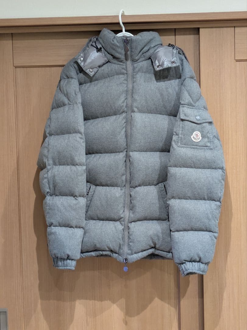 グレー ダウンジャケット 取り外しフード ダウン90％】スマートストレッチダウン(フード取り外し可能）※累計販売