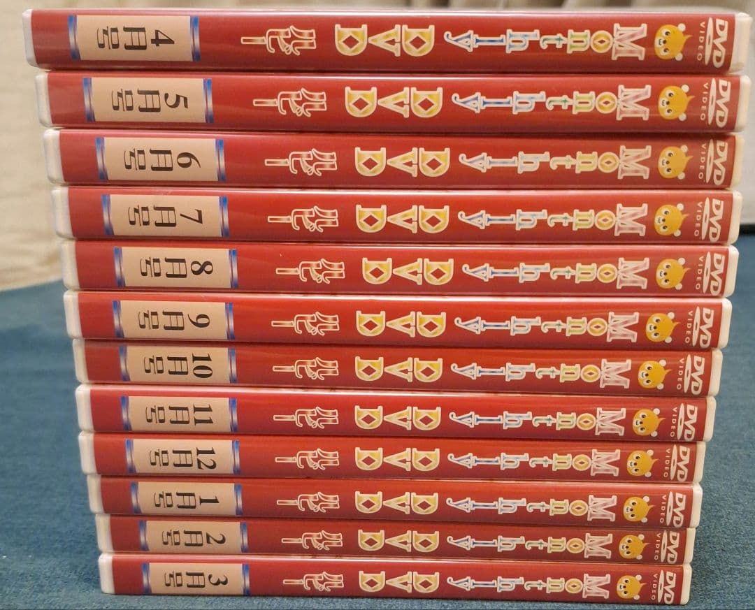 マンスリーDVD ルビー 全巻 12ヵ月　七田　パイナップルキッズ